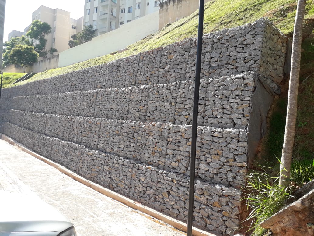 Muro de Gabião